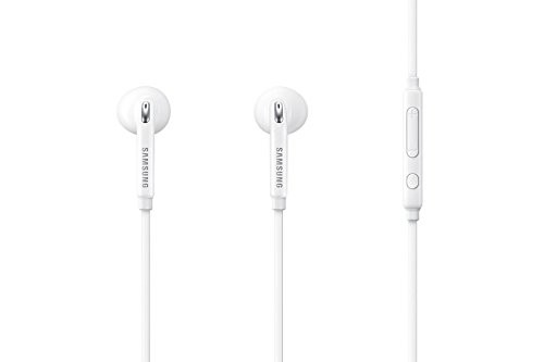 Auriculares de botón - Samsung EO-EG920BW, In ear Fit, Jack 3.5 mm, 1.2 m, Blanco