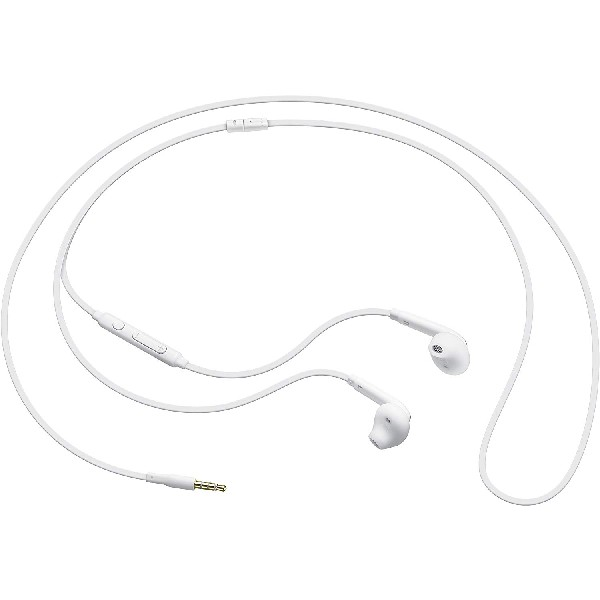 Auriculares de botón - Samsung EO-EG920BW, In ear Fit, Jack 3.5 mm, 1.2 m, Blanco