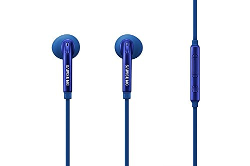Auriculares de botón - Samsung EO-EG920BW, In ear Fit, Jack 3.5 mm, 1.2 m, Azul