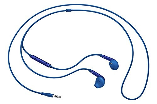 Auriculares de botón - Samsung EO-EG920BW, In ear Fit, Jack 3.5 mm, 1.2 m, Azul