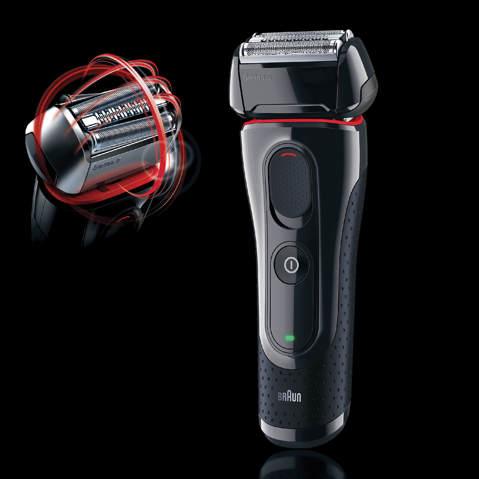 BRAUN SERIES 5 - 5030S + EN10 Rasierer Series 5 Schwarz (MicroMotion, Reinigungsstation: Nein)