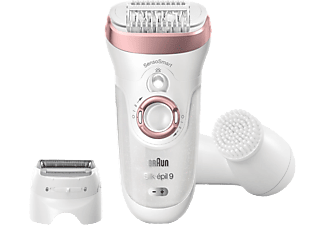 BRAUN Silk-épil 9-880 SkinSpa SensoSmart - Epilierer (Weiss/Pink)