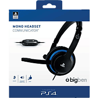 BIGBEN PS4 COMMUNICATOR (OFFIZIELL LIZENZIERT) Gaming Headset, Schwarz