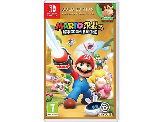 Mario + The Lapins Crétins : Kingdom Battle - Édition Gold - Nintendo Switch - Allemand, Français, Italien