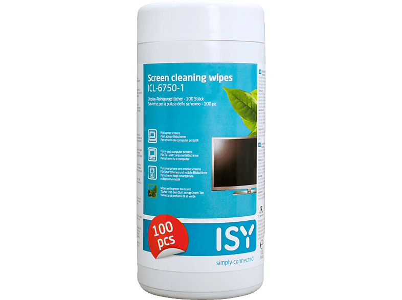 ISY ICL-6750-1 Reinigungstücher Weiß