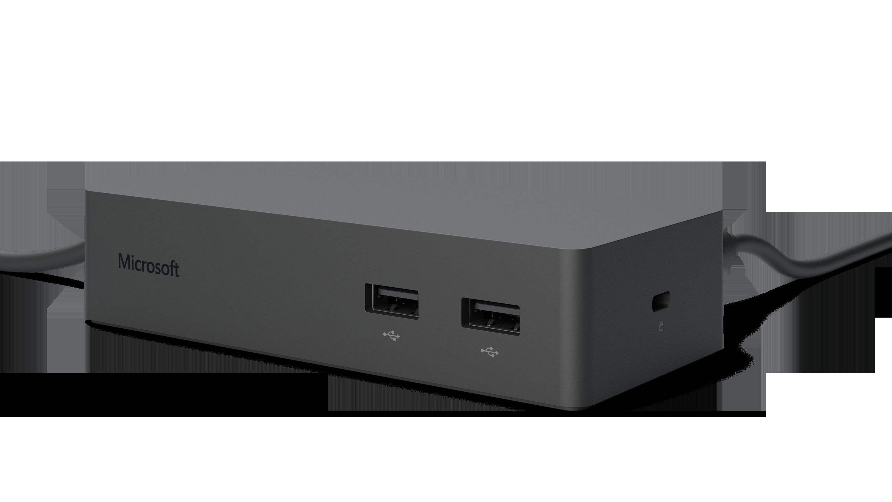 MICROSOFT - B2B Surface Dock, Microsoft, Surface Book 2, Surface Pro, Surface Book, Surface Pro 4, Surface Pro 3, Schwarz