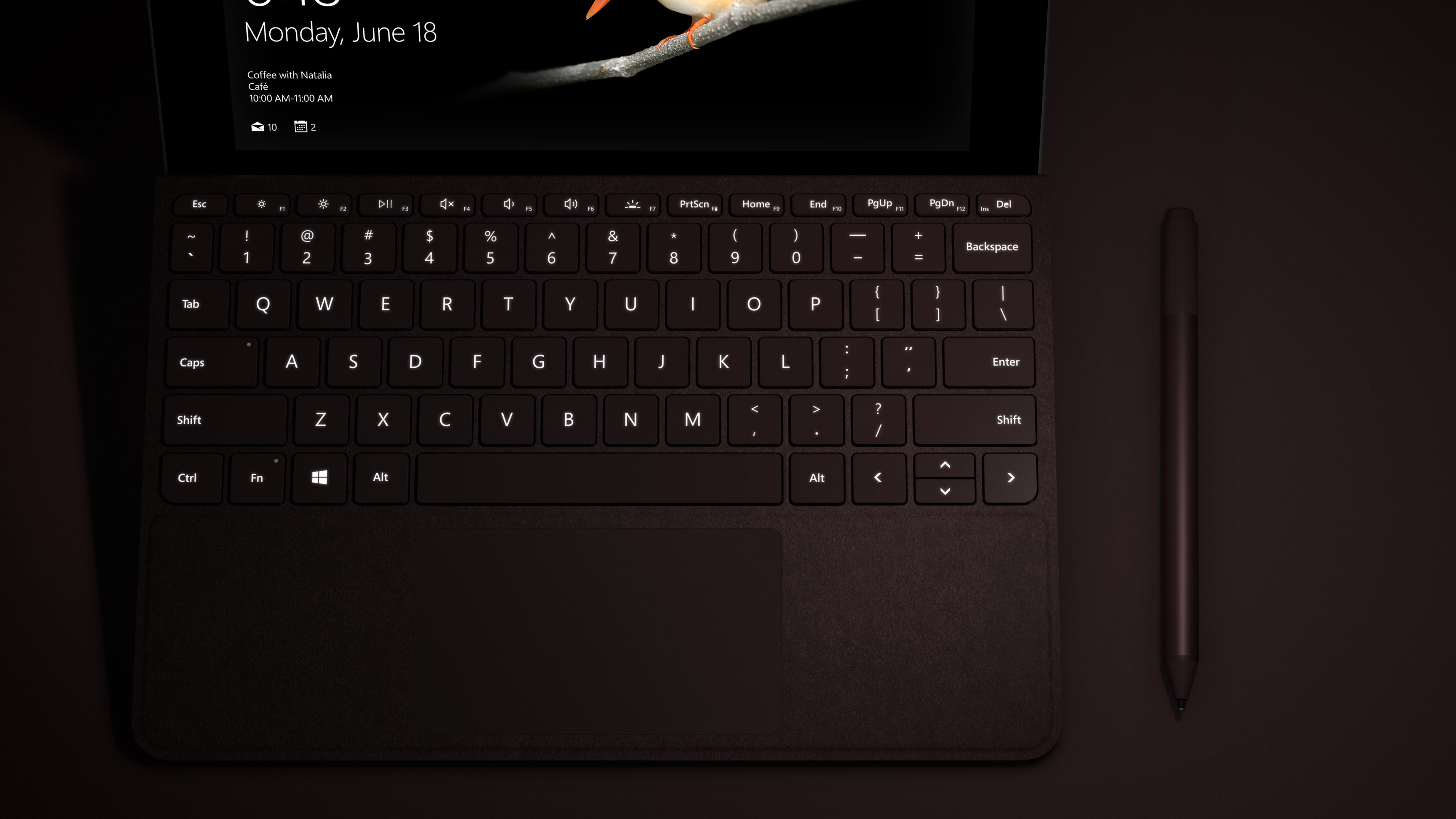 MICROSOFT - B2B Surface Go, Microsoft, Surface Go, Bordeaux Rot