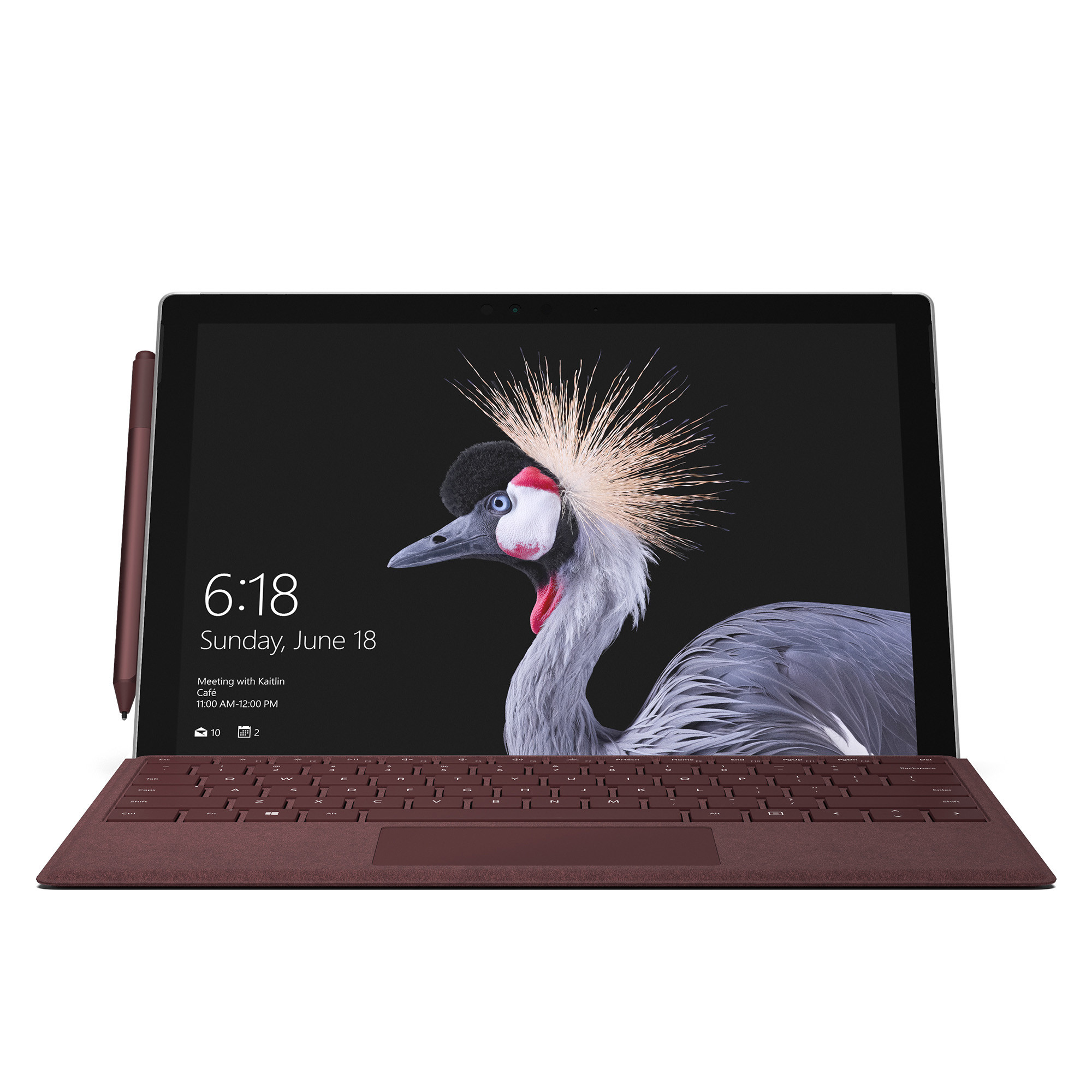 MICROSOFT - B2B Surface Pro Signature Type, Microsoft, Bordeaux Rot