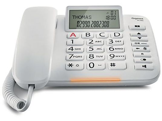 GIGASET DL380 - Téléphone (Blanc)
