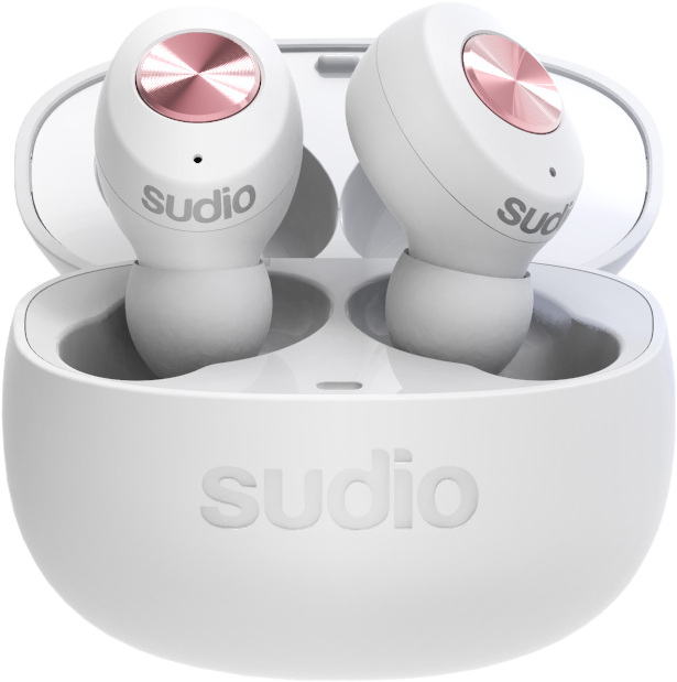 SUDIO Tolv - Écouteur True Wireless (In-ear, Blanc)