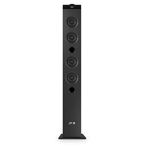 Torre de sonido - SPC TW 4554N Hurricane, 100 W, Bluetooth 4.2, Pantalla LED, USB/SD, Negro