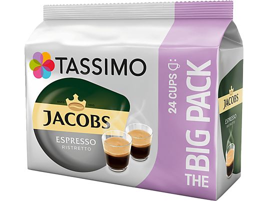 TASSIMO Jacobs Espresso Ristretto The Big Pack - Kaffeekapseln