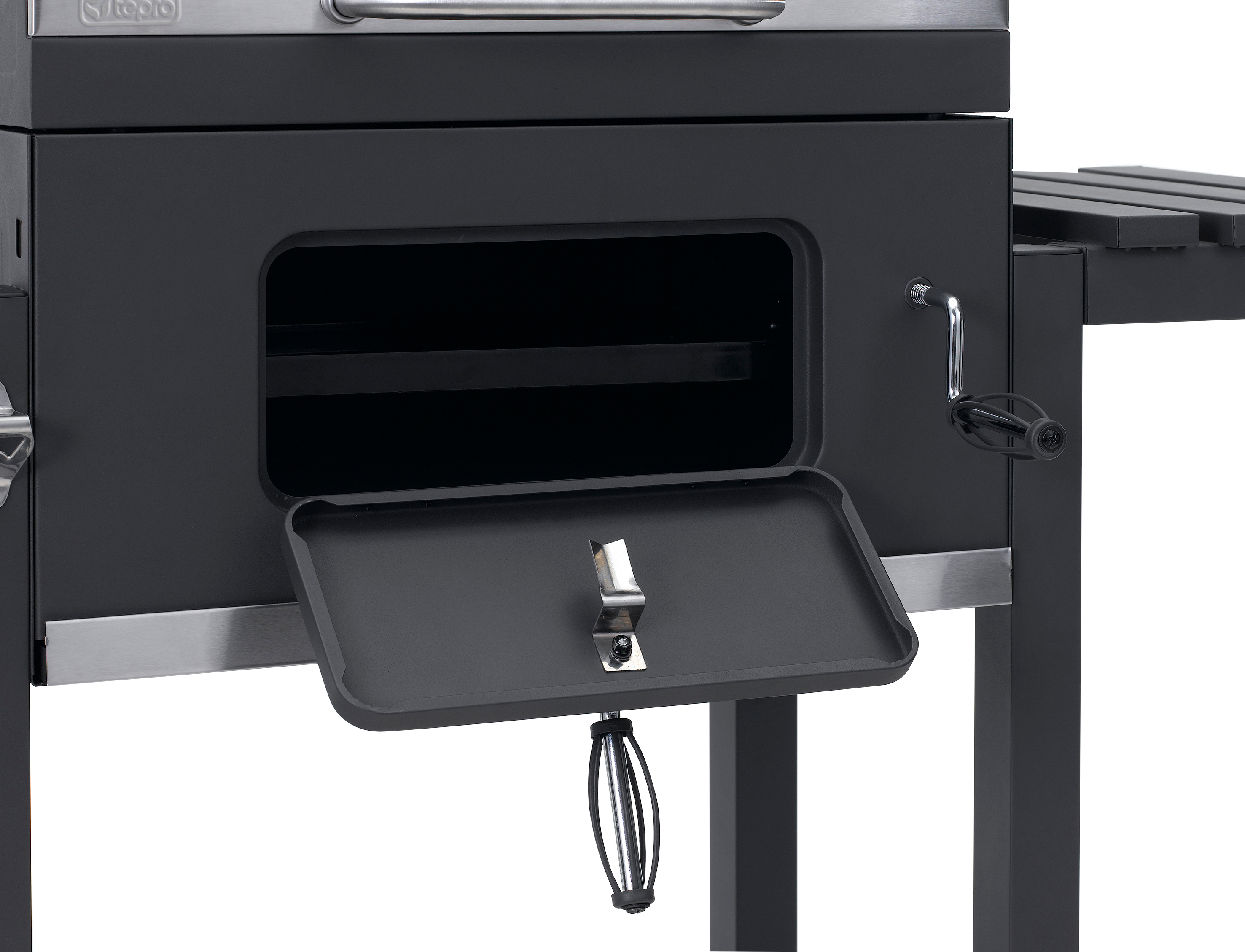 TEPRO 1164 Toronto Click Kohlegrill, Anthrazit/Edelstahl 