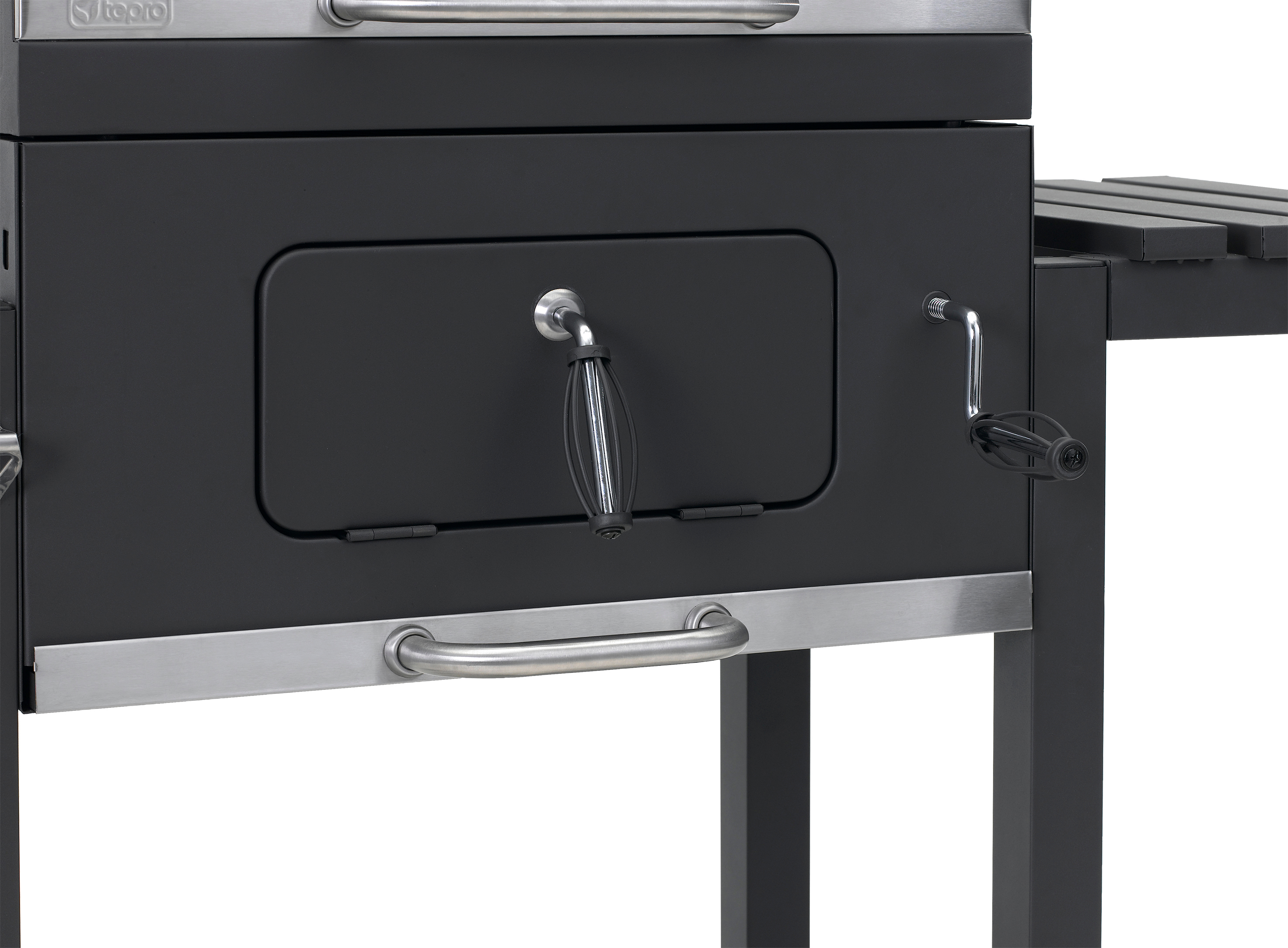 TEPRO 1164 Toronto Click Kohlegrill, Anthrazit/Edelstahl 