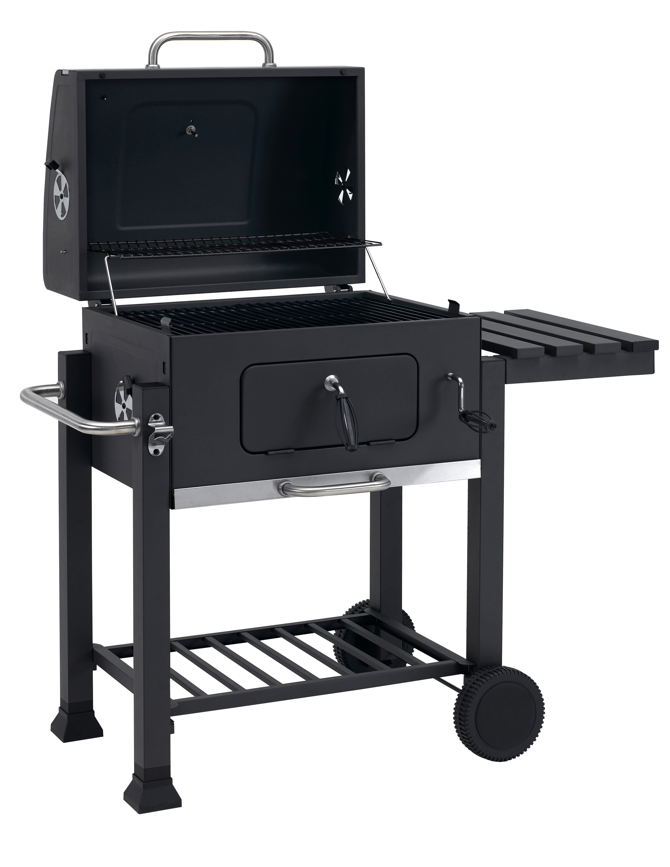 TEPRO 1164 Toronto Click Kohlegrill, Anthrazit/Edelstahl 