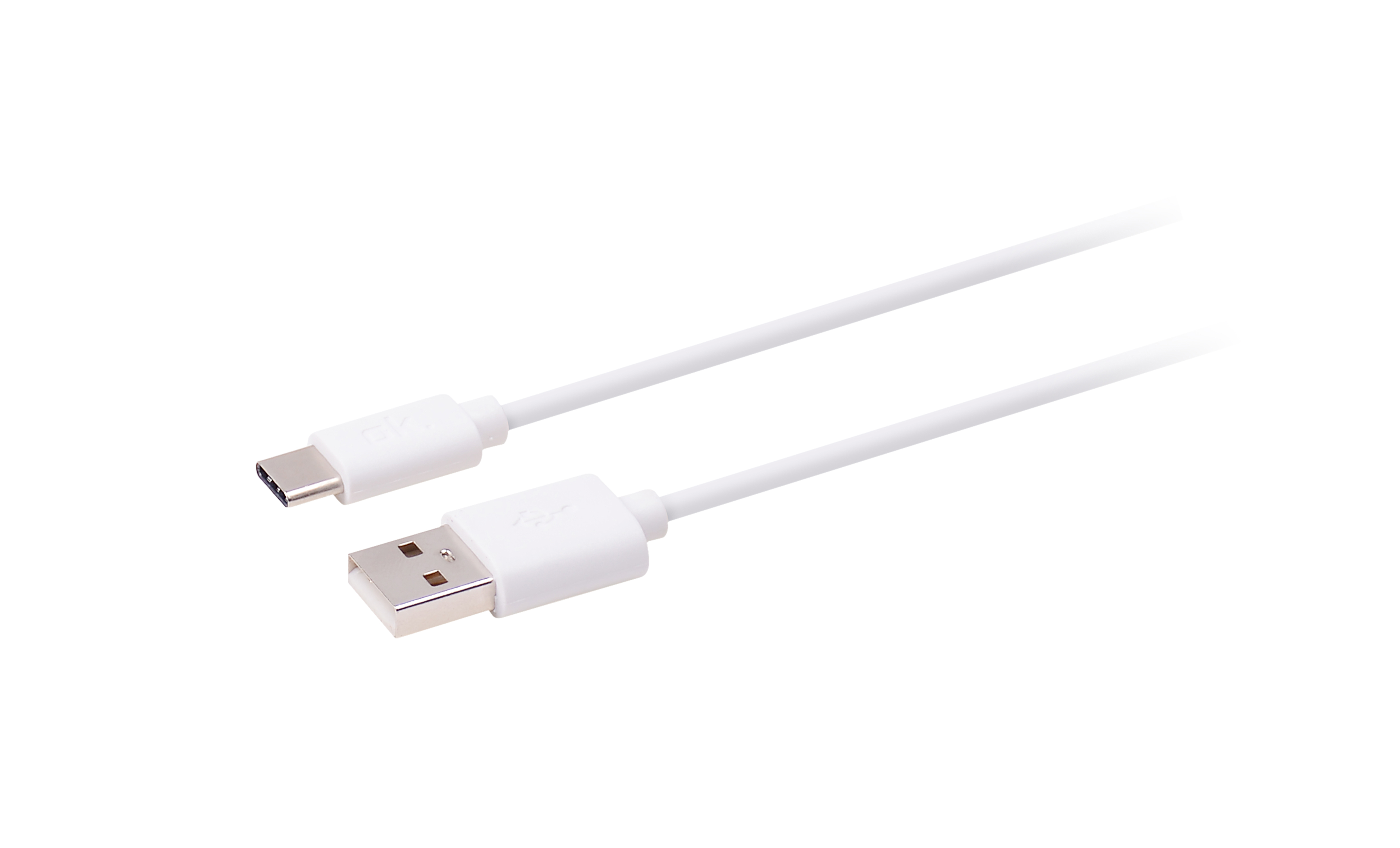 OK. OZB-542-WT, Ladekabel, 1 m, Weiß