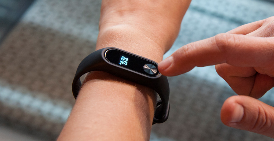 XIAOMI Mi Band 2, Fitness Tracker, 155-210 mm, Schwarz