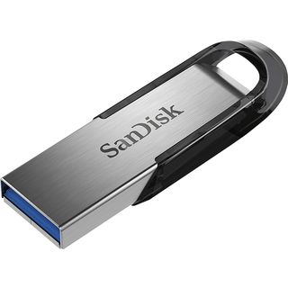 SANDISK Ultra Flair - Clé USB  (64 GB, Noir/Argent)