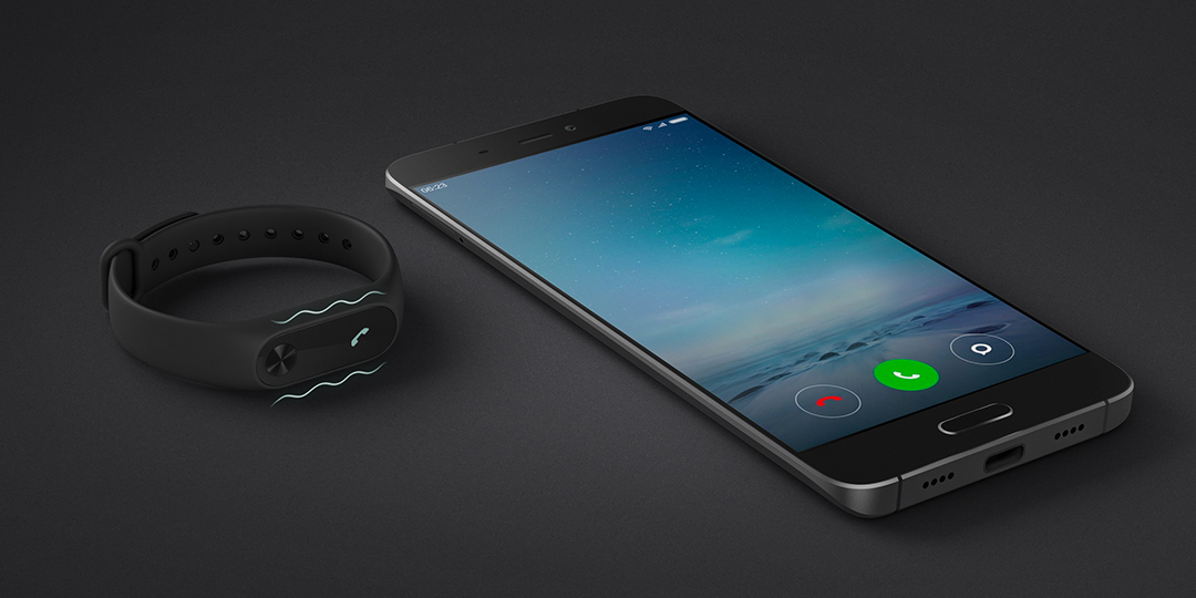 XIAOMI Mi Band 2, Fitness Tracker, 155-210 mm, Schwarz
