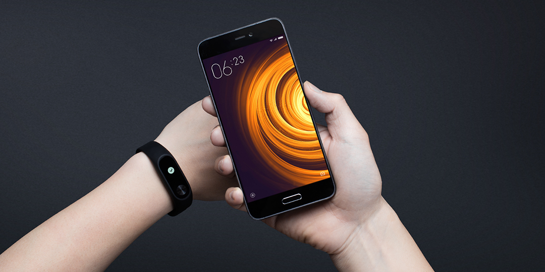 XIAOMI Mi Band 2, Fitness Tracker, 155-210 mm, Schwarz
