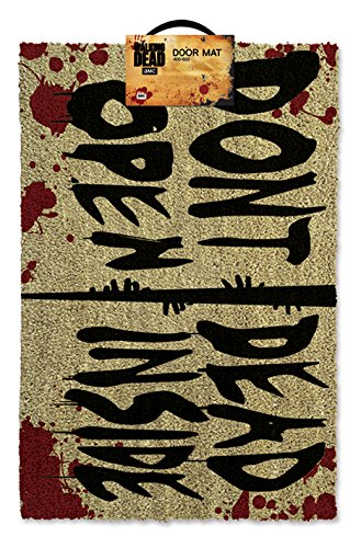 Felpudo -   The Walking Dead, Modelo Dont Open Dead Inside