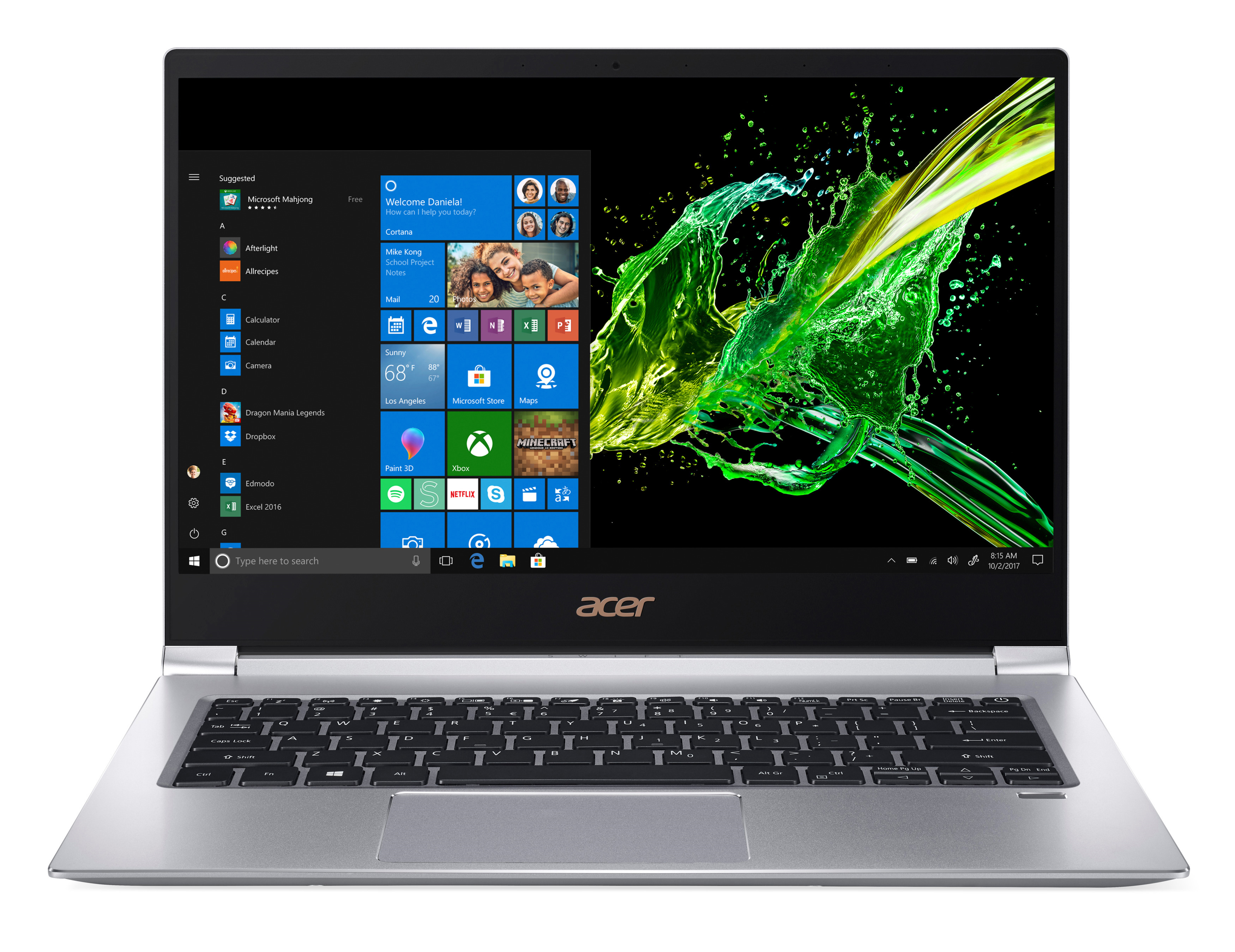 ACER Swift 3 (SF314-55-70VH) - 14 Zoll - Intel® Core™ i7 i7-8565U - 8 GB - 256 GB - Intel® UHD 620 - Windows 10 Home (64 Bit)