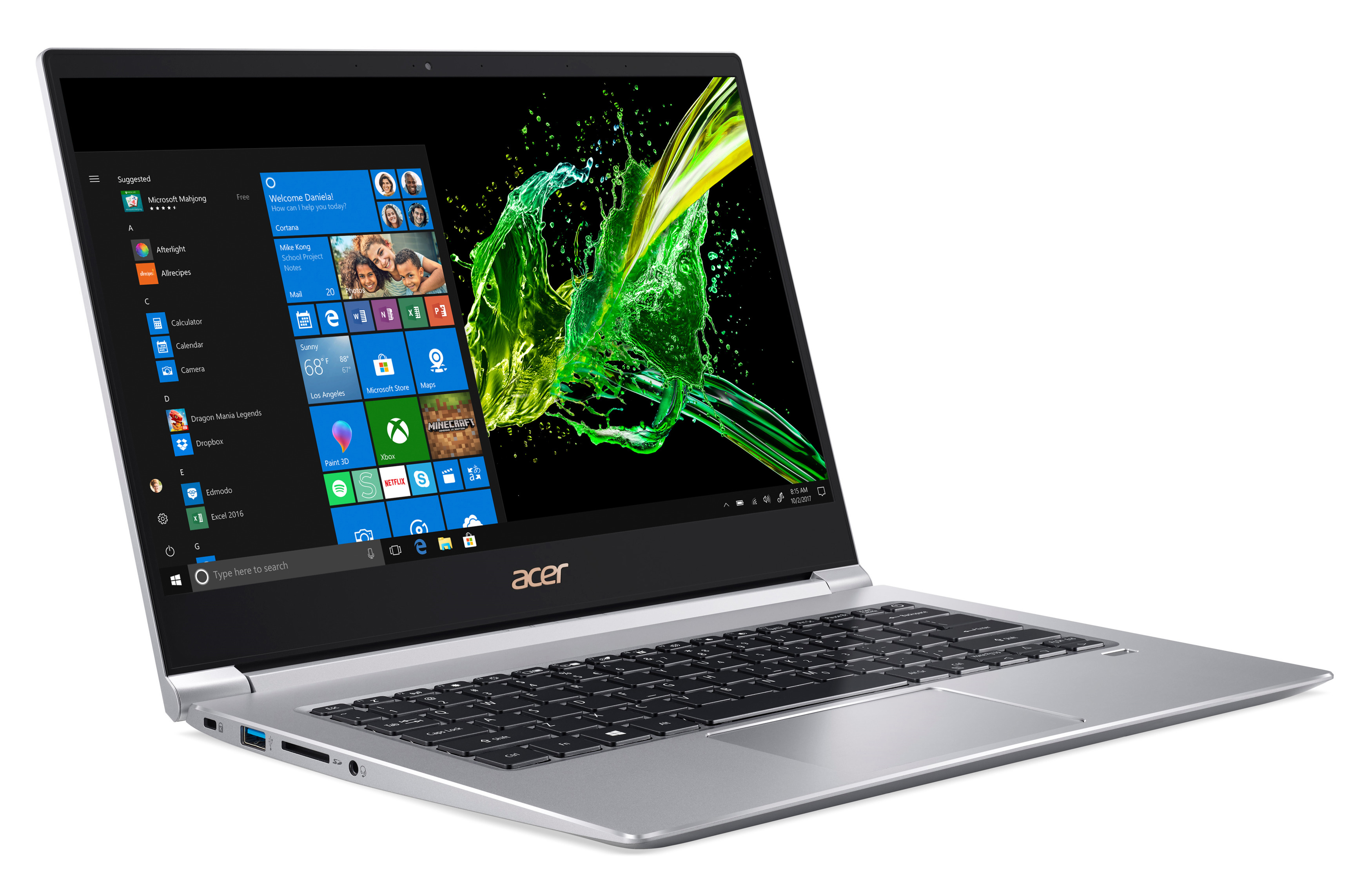 ACER Swift 3 (SF314-55-70VH) - 14 Zoll - Intel® Core™ i7 i7-8565U - 8 GB - 256 GB - Intel® UHD 620 - Windows 10 Home (64 Bit)
