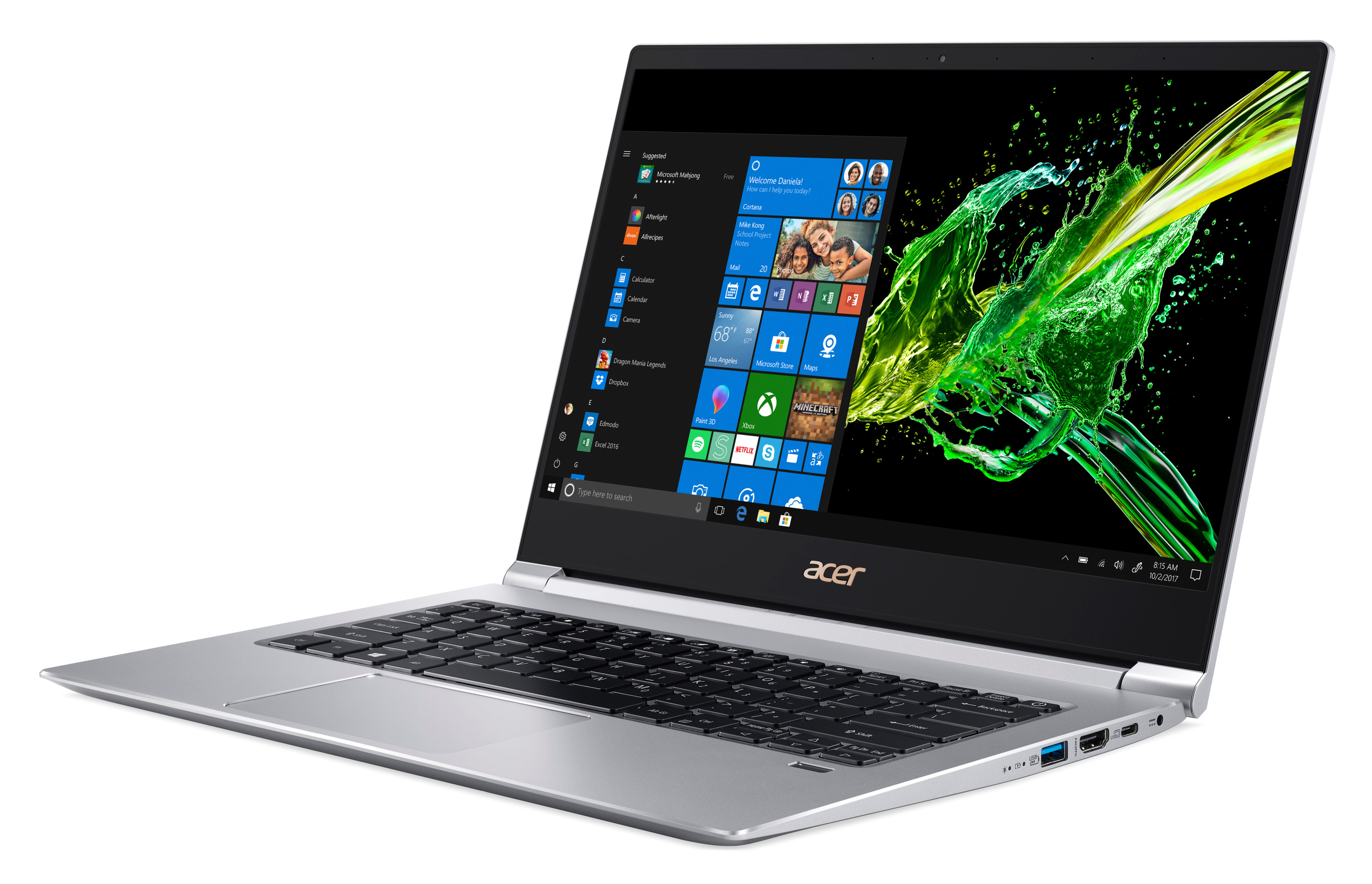 ACER Swift 3 (SF314-55-70VH) - 14 Zoll - Intel® Core™ i7 i7-8565U - 8 GB - 256 GB - Intel® UHD 620 - Windows 10 Home (64 Bit)