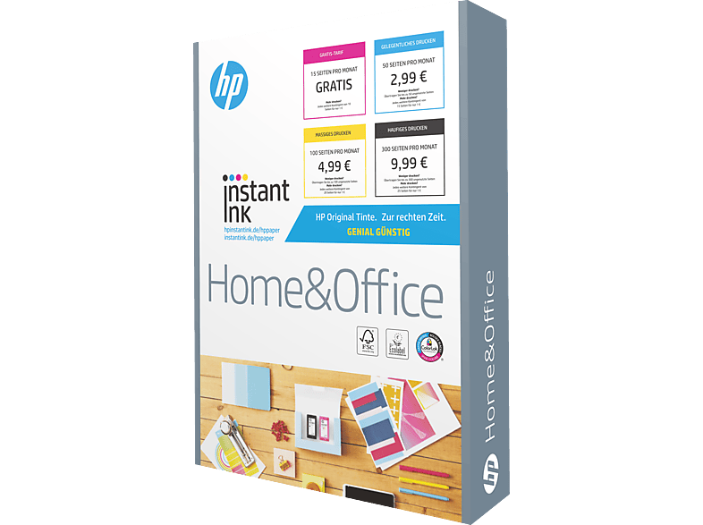 HP Home & Office Instant Ink Druckerpapier 210 x 297 mm A4 500 Blatt