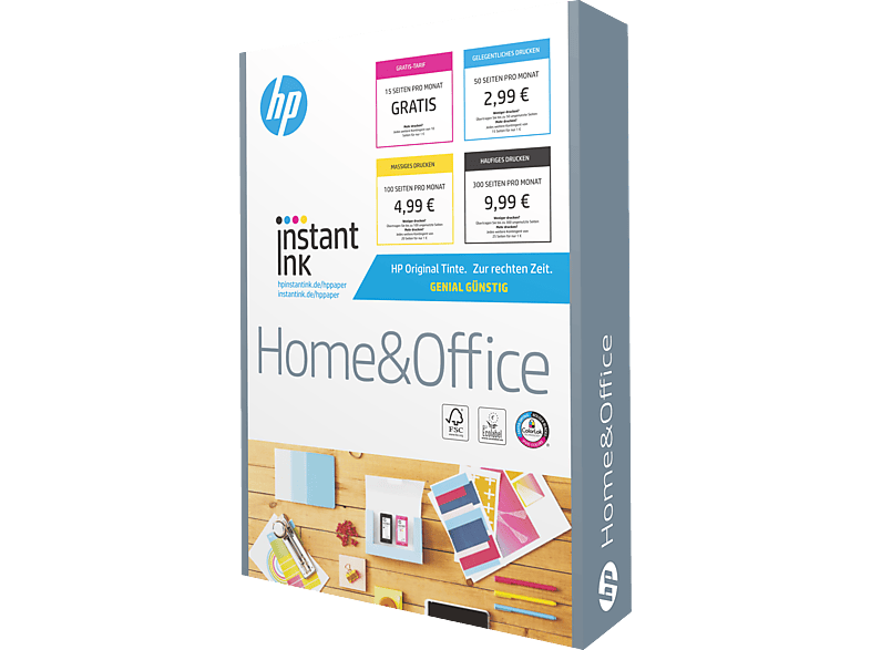 Hp Home Office Instant Ink Druckerpapier 210 X 297 Mm 500 Blatt Mediamarkt