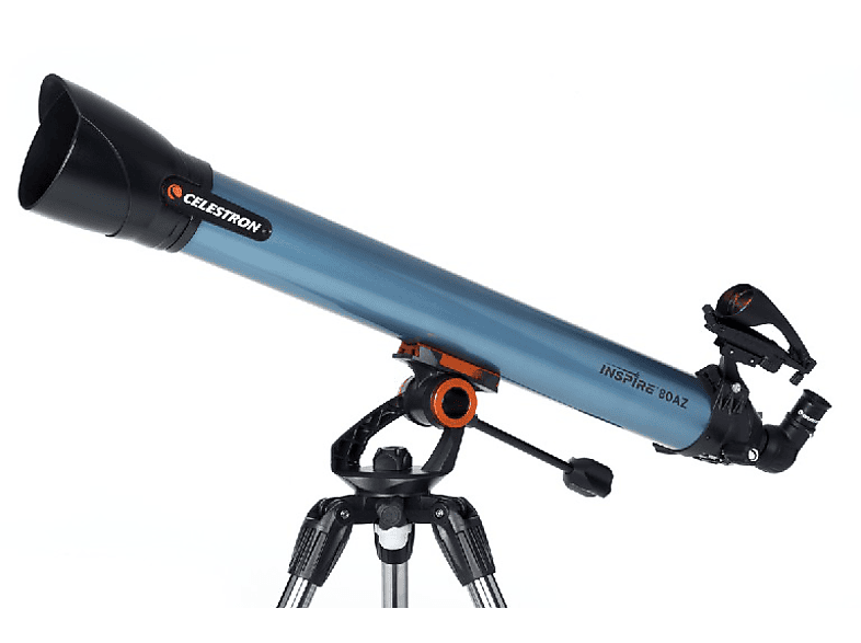 Celestron Inspire Telescopio 80 mm de apertura 900 distancia focal f11 color azul y 80mm