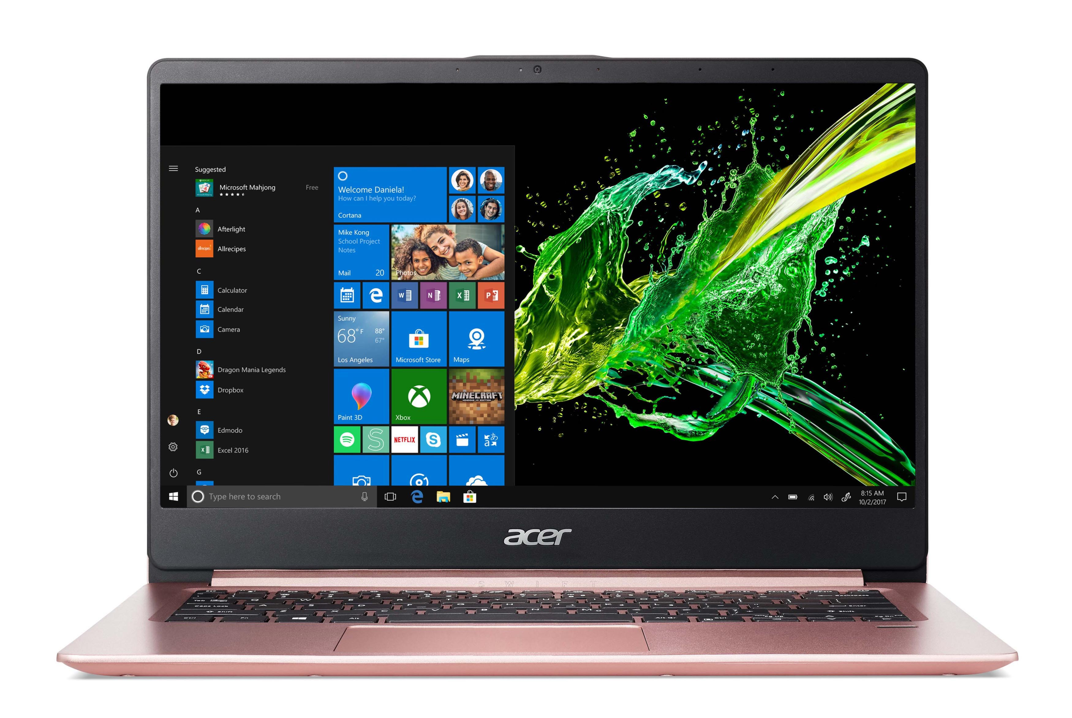 ACER Swift 1 (SF114-32-P1S3) - 14 Zoll - Intel® Pentium® Silver N5000 - 4 GB - 256 GB - Intel® UHD 605 - Windows 10 Home (64 Bit)