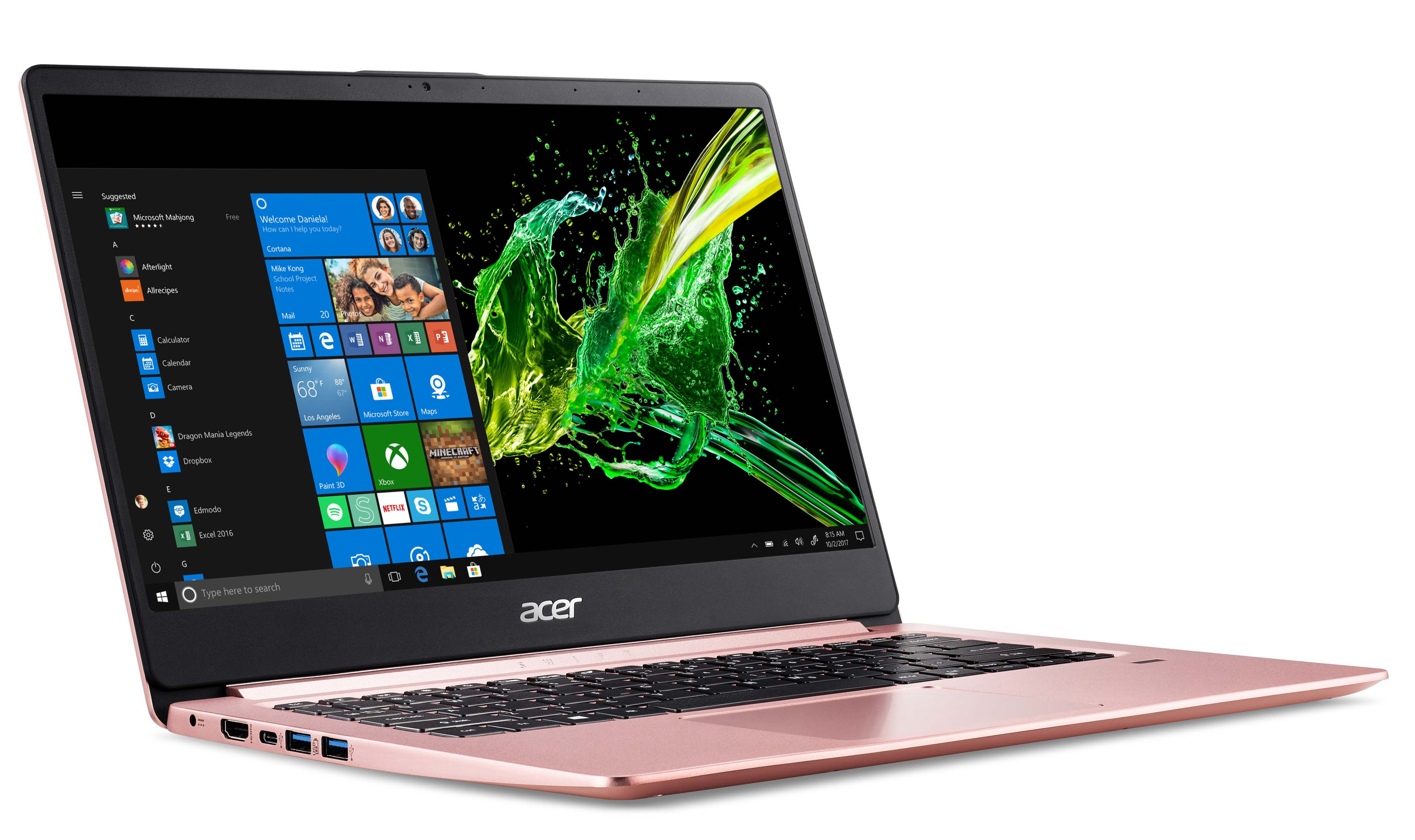 ACER Swift 1 (SF114-32-P1S3) - 14 Zoll - Intel® Pentium® Silver N5000 - 4 GB - 256 GB - Intel® UHD 605 - Windows 10 Home (64 Bit)