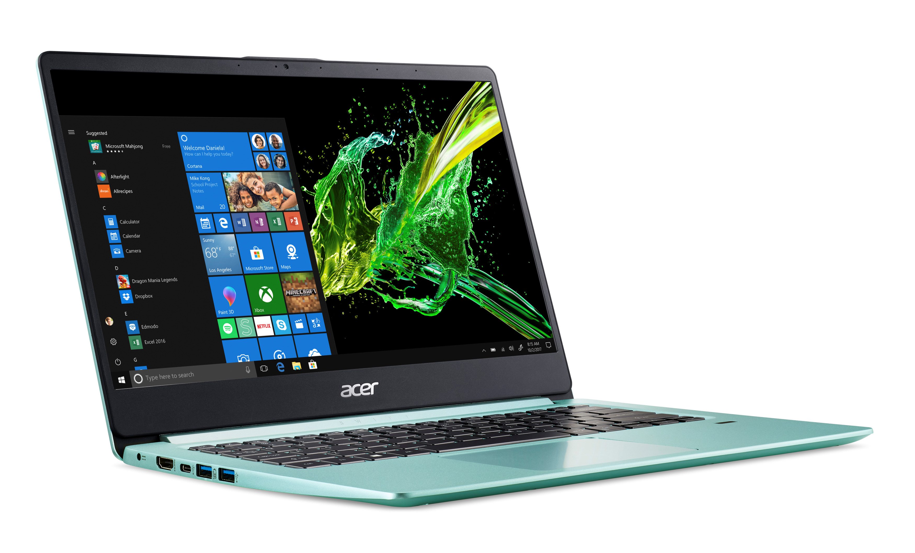 ACER Swift 1 (SF114-32-P8VP) - 14 Zoll - Intel® Pentium® Silver N5000 - 4 GB - 64 GB - Intel® UHD 605 - Windows 10 Home S-Modus (64 Bit)