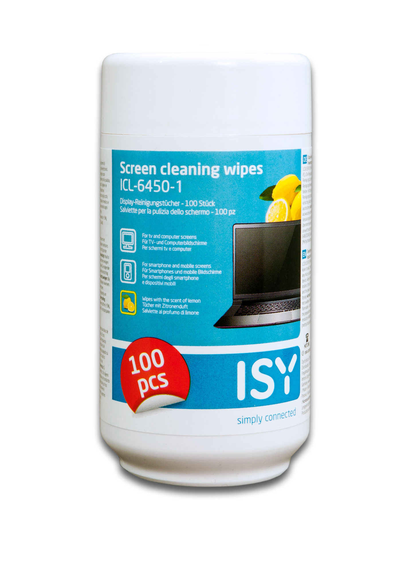 ISY ICL-6450-1 Weiß Reinigungstücher
