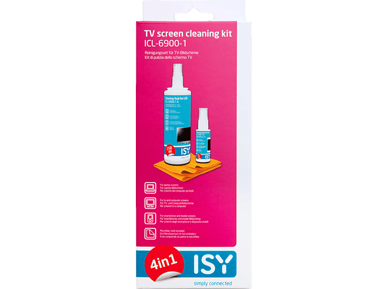 ISY ICL-6900-1 - Reinigungsset (Weiss/Blau)