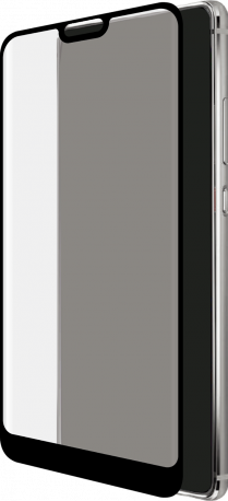 Un téléphone avec un couvercle miroir.