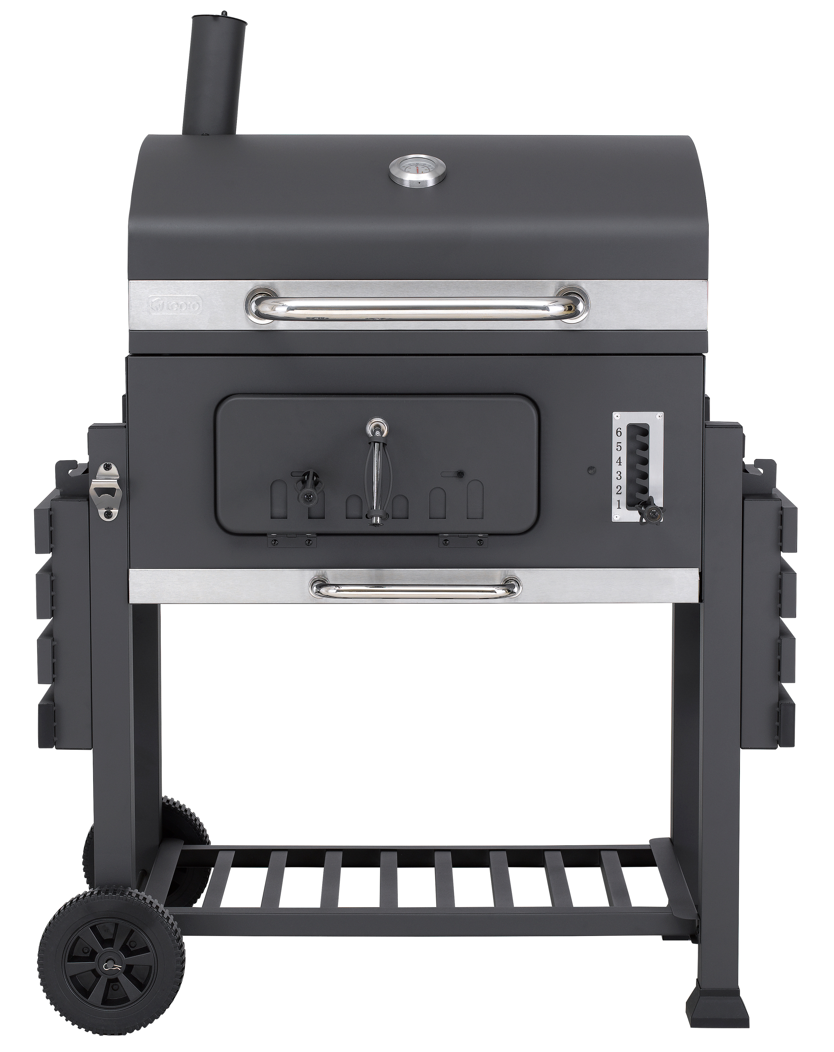 TEPRO 1165 Toronto XXL Kohlegrill, Anthrazit/Edelstahl 