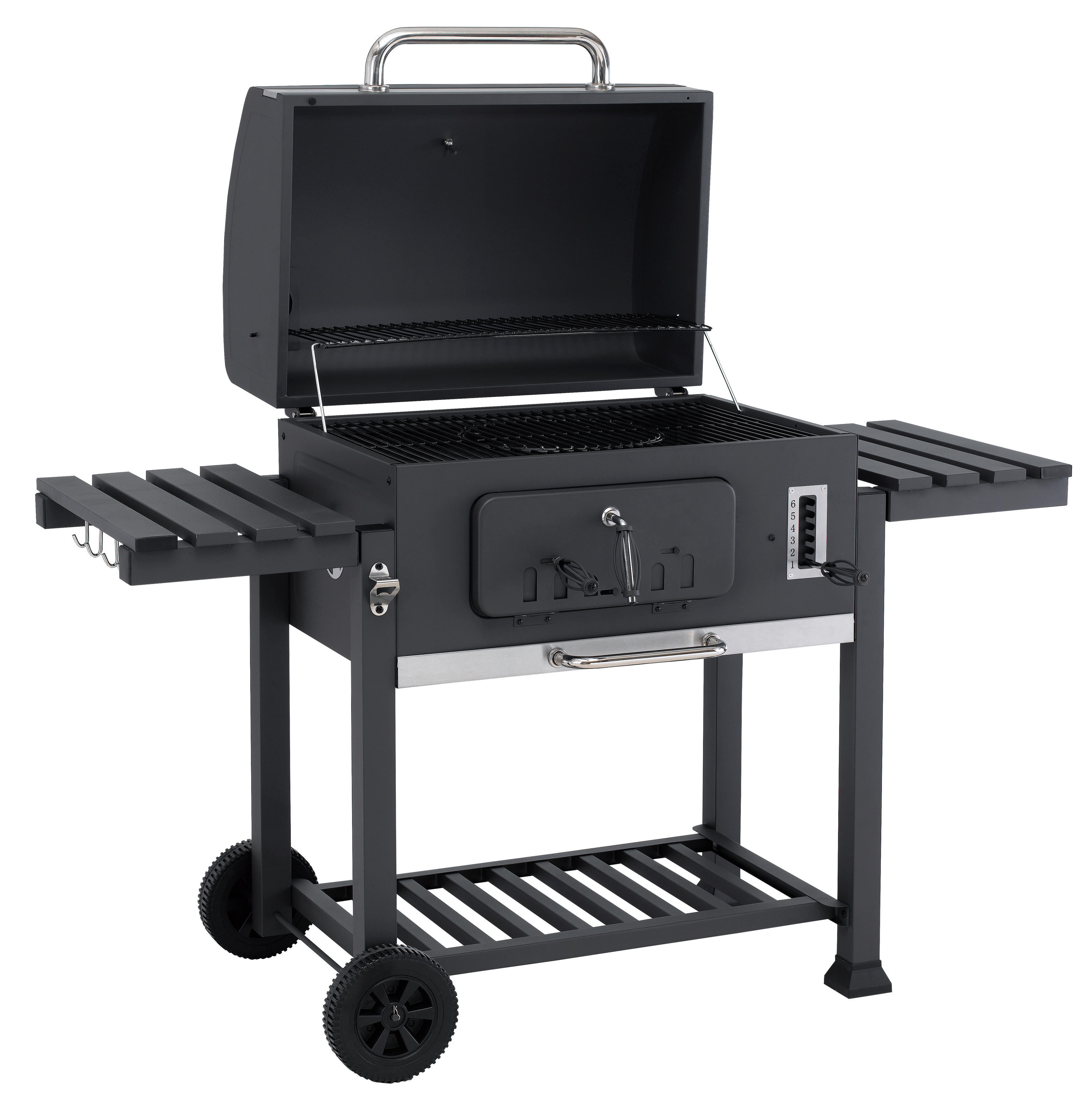 TEPRO 1165 Toronto XXL Kohlegrill, Anthrazit/Edelstahl 