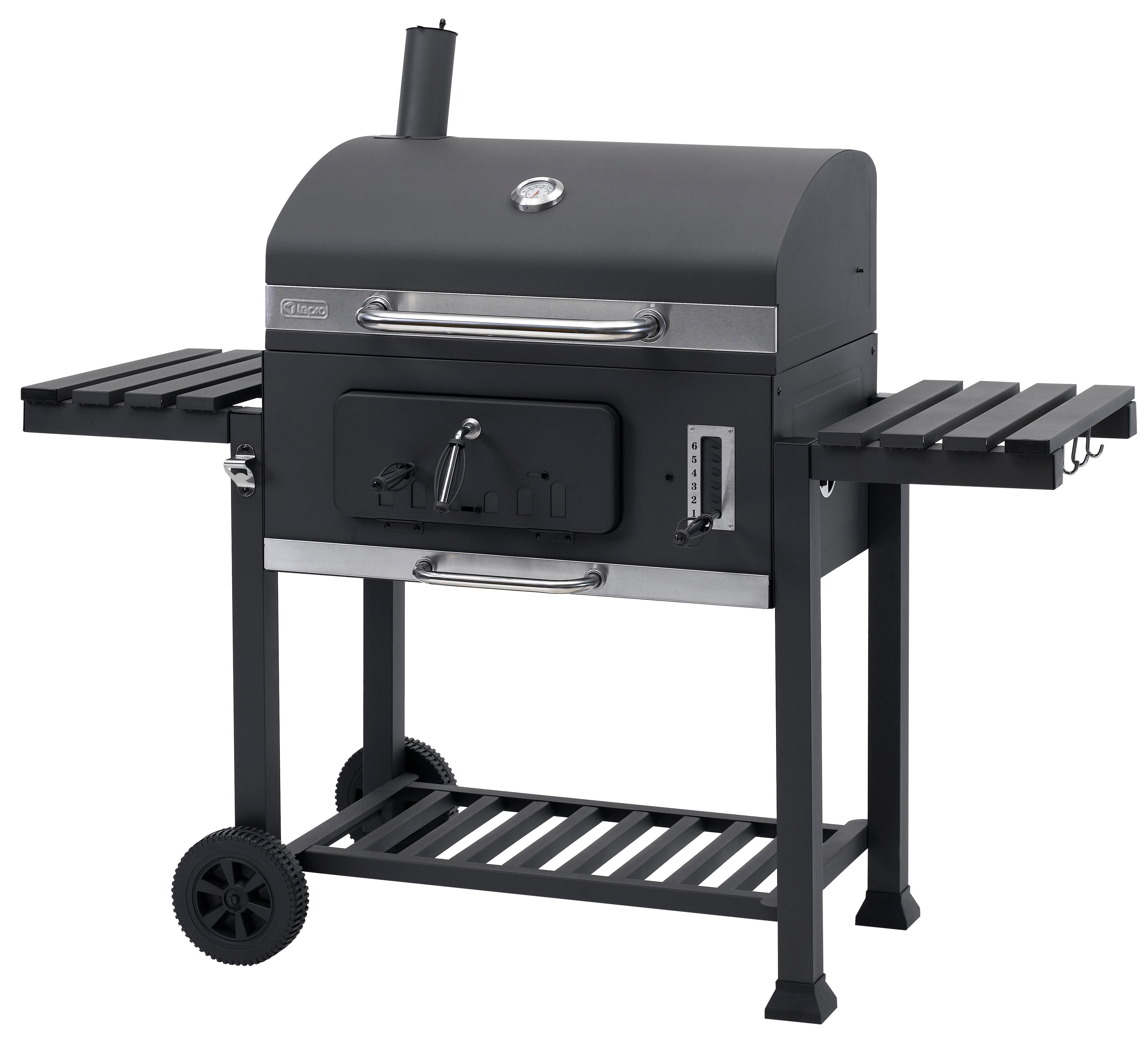 TEPRO 1165 Toronto XXL Kohlegrill, Anthrazit/Edelstahl 