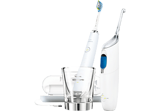 PHILIPS SONICARE HX8492/01 DiamondClean + AirFloss Ultra - Brosse à dents électrique (Blanc )