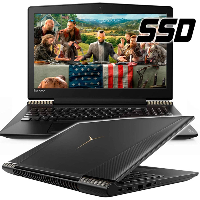 Portátil gaming - Lenovo Y520-15IKBN, 15.6" FHD IPS, Intel® Core™ i5-7300HQ, 8GB RAM, 1TB, GTX 1050