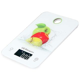 Balanza de cocina - Orbegozo PC 1020, Hasta 5 kg, Función tara, Autoapagado