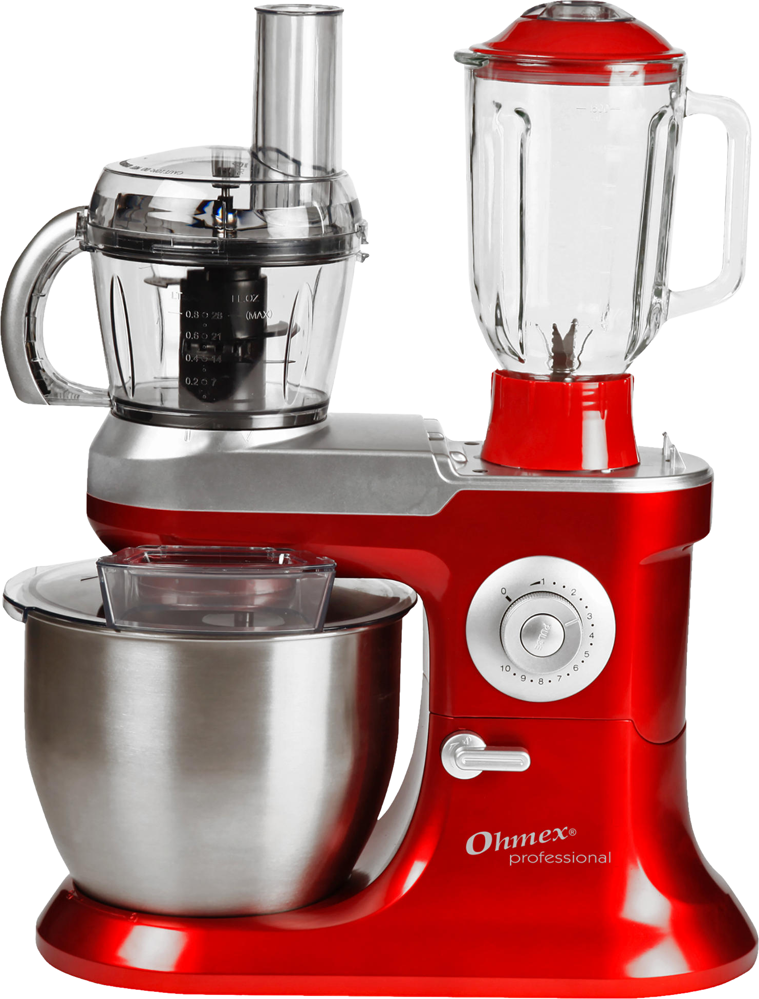 OHMEX SMX 6100 BLX - Robot da cucina (Rosso)