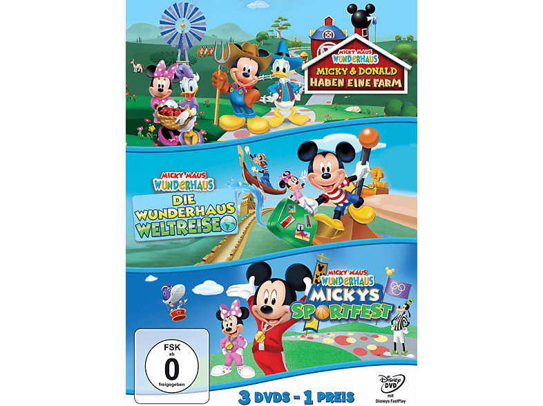Micky Maus Wunderhaus, Sportfest/Weltreise/Farm DVD online kaufen