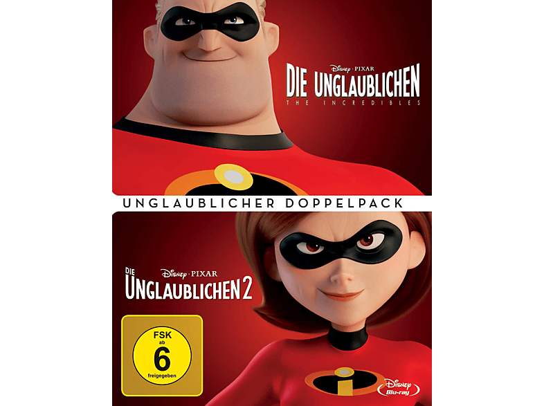 Die Unglaublichen 1 + 2 Blu-ray (FSK: 6)