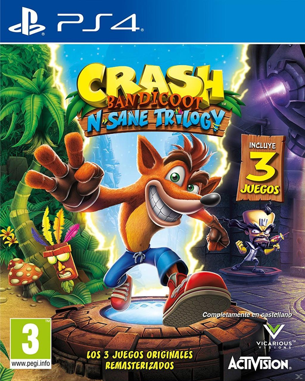 PS4 Crash Bandicoot N. Sane Trilogy