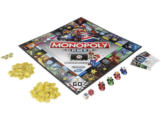 HASBRO Monopoly: Gamer Mario Kart (langue française) - Jeu de plateau (Multicolore)