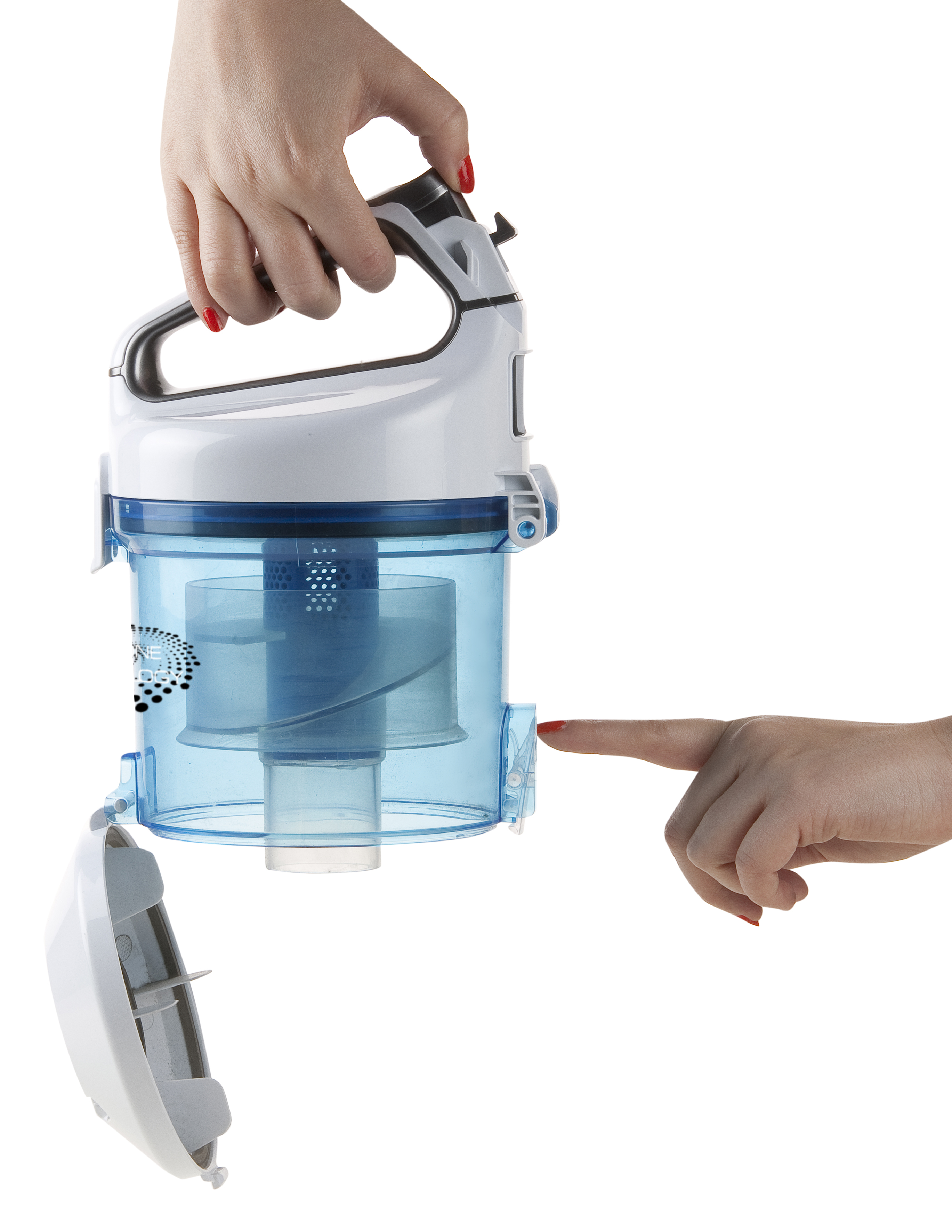 DOMO DO7286S WHITE/L. BLUE - Aspirateur (Bleu)