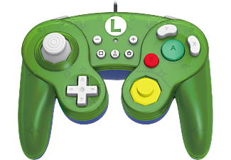 HORI GameCube Style BattlePad vezetékes kontroller (Luigi) (Nintendo Switch)